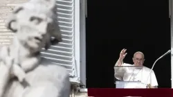 Pope Francis at his Angelus address at the Vatican, Dec. 11, 2022. | Credit: Vatican Media