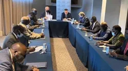 Participants at the South Sudan peace talks that resumed Monday, November 9 mediated by the Community of Sant’Egidio.