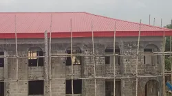 Nigeria Caption: Roof of the newly-constructed St. John Bosco Catholic Church, in Nigeria’s Catholic Diocese of Ondo that has been funded by Salesian Missions. / Salesian Missions