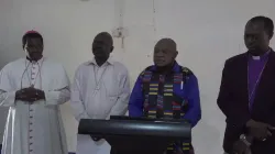 Religious leaders in South Sudan's Western Equatorial state addressing journalists on the state of insecurity in their region/ Credit: Courtesy Photo
