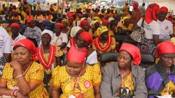 Caption: Members of the National Sacred Heart Confraternity during their 9th National Congress in the Konongo-Mampong Diocese in 2016. / National Sacred Heart Enthronement Centre, Accra