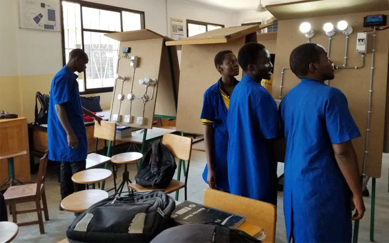 Young trainees at the Don Bosco Vocational Training Center in Dar es Salaam, Tanzania. / Salesian Missions