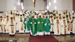 Members of the Symposium of Episcopal Conference of Africa and Madagascar (SECAM) at the conclusion Mass of their 19th Plenary  Assembly at the Holy Spirit Cathedral of the Archdiocese of Accra on 31 July 2022. Credit: ACI Africa