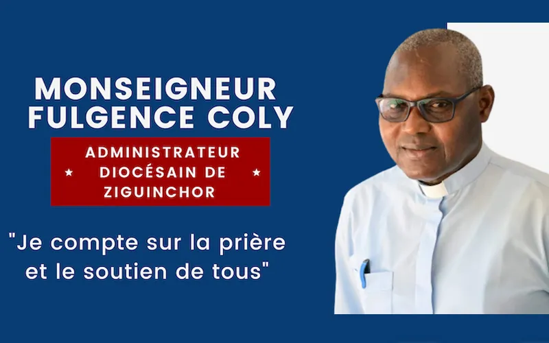 Mons. Fulgence Coly, elected Diocesan Administrator of Senegal’s Ziguinchor Diocese. Credit: Fidespost