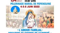 A poster announcing the Marian Pilgrimage to Popenguine scheduled for 4-6 June 2022. Credit: Diocese of Thies