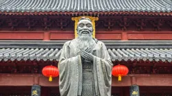 Confucius statue in Nanjing Confucius Temple, Nanjing City, Jiangsu Province, China. | Credit: aphotostory/Shutterstock