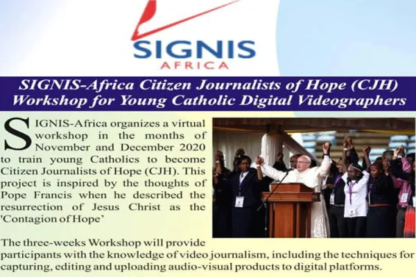 SIGNIS Africa Announces Continental Workshop for Young Catholic Journalists