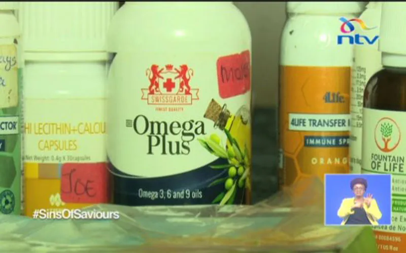Drugs featured in a Kenyan investigative documentary at a government facility