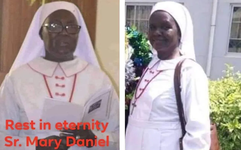 Sr. Mary Daniel Abut (left) and Sr. Regina Roba (right) killed in a road ambush along the Juba-Nimule highway that links South Sudan and Uganda on Monday, August 16. Credit: Courtesy Photo