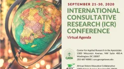 A poster announcing the International Consultative Research (ICR) Conference. / International Consultative Research (ICR).