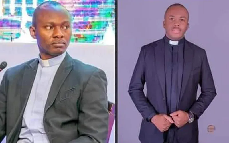 Fr. Stephen Ojapah, MSP, and Fr. Oliver Okpara freed in Nigeria's Sokoto Diocese on 26 June 2022 after a month in capivity. Credit: Fr. Chris Omotosho