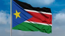 National flag South Sudan.