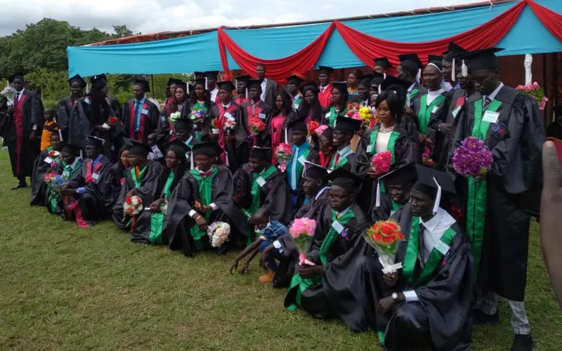 New graduate nurses and midwives from South Sudan's Catholic Health Training Institute (CHTI). Credit: Courtesy Photo