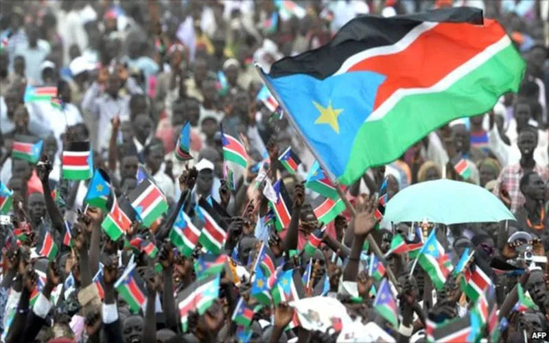 Gathering of South Sudan citizens during Independence Day in July 2011.