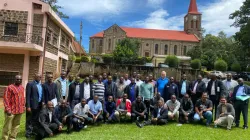 Spiritans ministering in Kenya, who gathered for their Occasional Meeting at St. Austin's Msongari Parish of the Catholic Archdiocese of Nairobi on 9 April 2024. Credit: ACI Africa