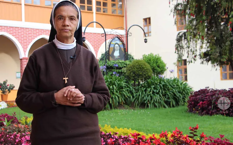 Sr. Gloria Cecilia Narváez, the Colombian Catholic Nun who was released in October last year in Mali after spending close to five years in captivity. Credit: ACN