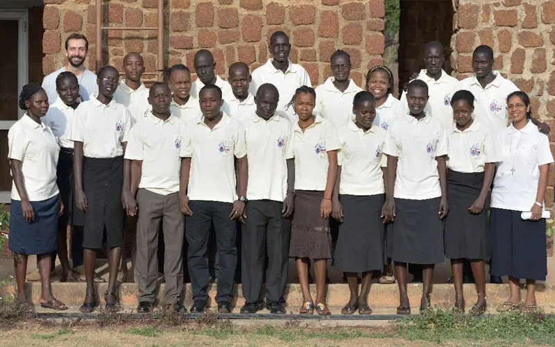 Some medical students at the Catholic Health Training Institute (CHTI) in South Sudan's Wau Diocese. Credit: Solidarity with South Sudan (SSS)