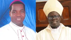 Archbishop Stephen Ameyu (right) of Juba Archdiocese and Bishop Eduardo Hiiboro Kussala of the Diocese of Tombura-Yambio, South Sudan.