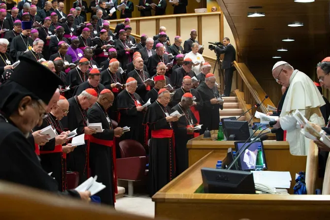 The Synod of Bishop at the Vatican, 5 October 2018. | Vatican Media.
