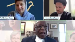 Archbishop Buti Joseph Tlhagale, addressing members of the Multi-Religious Council of Leaders during an online roundtable discussion. Credit: Courtesy Photo