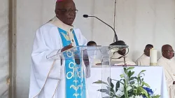 Archbishop Buti Joseph Tlhagale during the Ministry and Vocations Fair marking the Archdiocesan phase of the World Meeting of Families. Credit: ACI Africa