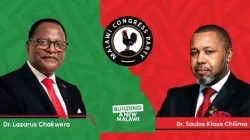 President Lazarus Chakwera (Malawi Congress Party) and Dr Saulos Chilima (UTM) who formed the Tonse Alliance in 2020 alongside seven other opposition parties. Credit: Malawi's Electoral Commission/Facebook.