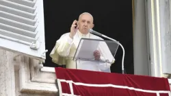 Pope Francis delivers his Angelus address at the Vatican, Dec. 8, 2021. Vatican Media.