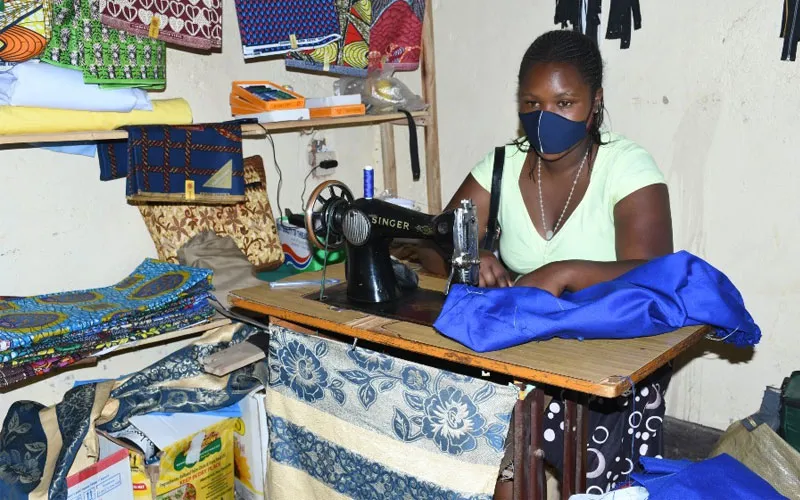Twenty-six-year-old Laetitia Mukamana is one of 20 teen mothers In Rwanda who benefited from Trocaire’s women’s empowerment pilot programme. Credit: Trócaire