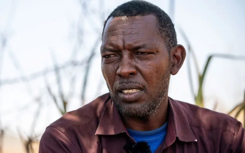 Father of ten Guyo Kala (49), from Borena Zone in Southern Ethiopia, has seen his livelihood decimated by drought. Credit: Trócaire