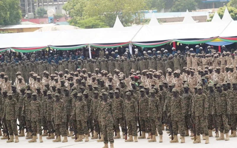 The first batch of the unified armed forces. Credit: Courtesy Photo