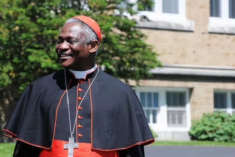 Cardinal Peter Turkson, prefect of the Dicastery for Promoting Integral Human Development. / Lee Ferris/Mount Saint Mary's College.
