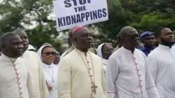 Church leaders in Nigeria demonstrate against kidnappings targeting priests