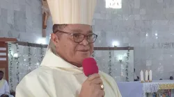 Archbishop Lucius Ugorji during Holy Mass for the Canonical Erection of the new Diocese of Aguleri and the installation of the new Local Ordinary, Bishop Denis Chidi Isizoh. Credit: Nigeria Catholic Network