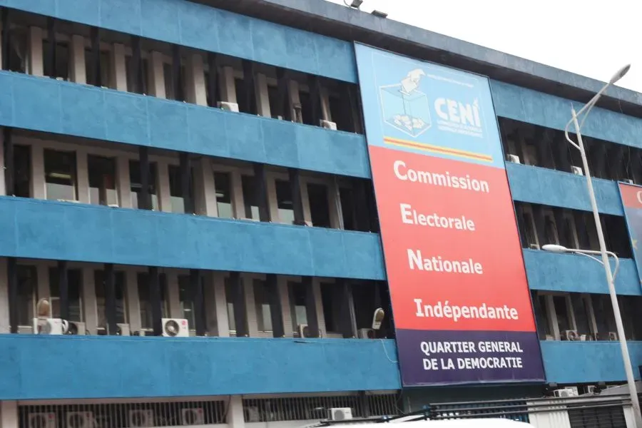 The headquarters of the Independent National Electoral Commission (CENI) in DRC. Credit: CENI