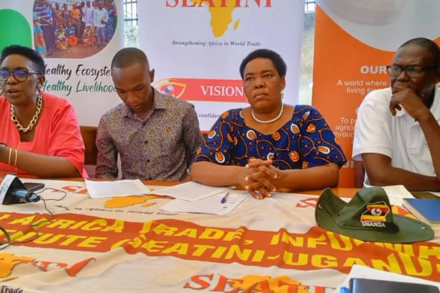 Caritas Uganda conducts a press conference to mark the beginning of the world food safety day scheduled for 7 June 2023. Credit: Caritas Uganda