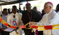 Archbishop Hubertus van Megen and Bishop Cleophas Oseso Tuka officially open the Good Samaritan Catholic Mission Hospital Tangulbei in the Catholic Diocese of Nakuru. Credit: ACI Africa