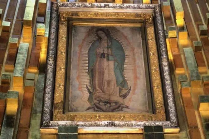 The image of Our Lady of Guadalupe in Mexico City, Mexico. | David Ramos/CNA