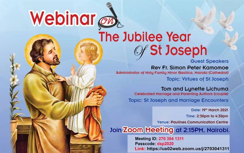 “St. Joseph, model of men in marriage, fatherhood”: Kenyan Couple Involved in Counselling