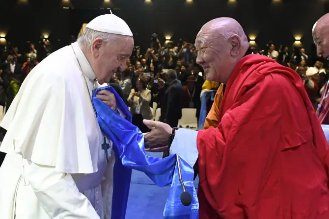 Pope Francis Quotes Buddha At Interreligious Event in Mongolia