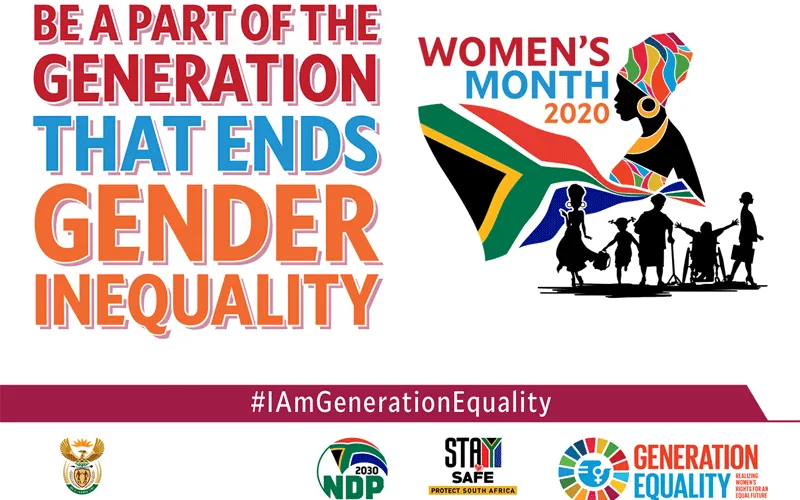 Official Logo for the Women's Day celebration in South Africa.