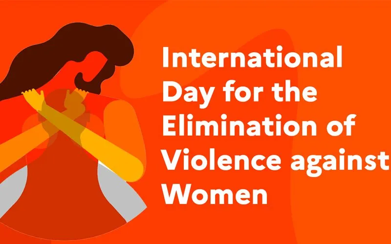 Logo for the International Day for the Elimination of Violence against Women to be marked Wednesday, November 25.
