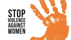 Poster calling for  an end to Violence against women. Credit: CGTN Africa