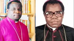 Bishop-emeritus Michael Dixon Bhasera (right) and Archbishop Robert Christopher Ndhlovu (left), the Apostolic Administrator of the Zimbabwean Diocese. Credit: Courtesy Photo