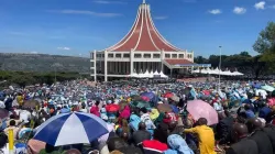 Although best known for its alleged "healing waters," the primary purpose of the national Marian shrine in Subukia is to be a place of prayer for Kenyan Catholics--like the 50,000 who come to the shrine for the national prayer day in early October. (photo: Courtesy photo)