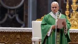 Pope Leo XIV celebrates Mass in St. Peter’s Basilica for the Jubilee of Synodal Teams and Participatory Bodies on the 30th Sunday of Ordinary Time, Oct. 26, 2025. / Credit: Daniel Ibanez/CNA