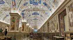 The Sistine Hall of the Vatican Apostolic Library. / Credit: Courtney Mares/CNA