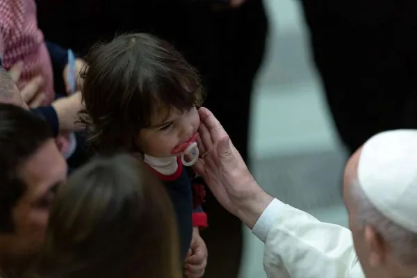 Pope Francis: A baby's Smile is a Sign of God’s Love