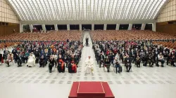 Pope Francis meets with the Focolare Movement Feb. 6, 2021. Credit: Vatican Media.