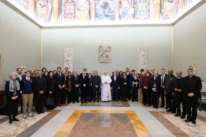 Pope Leo XIV meets with leadership and members of the pontifical organization the Pope’s Worldwide Prayer Network in the Vatican’s Hall of the Popes on Jan. 30, 2026. | Credit: Vatican Media