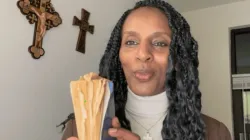 Mariam Ibrahim was arrested for apostasy and adultery because Sharia law mandated that she was a Muslim, like her father, even though she had been reared as a practicing Christian. Credit: Aid to the Church in Need (ACN)